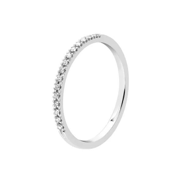 Brilliant Star Timanttisormus Valkokulta LRS0840 Clearance
