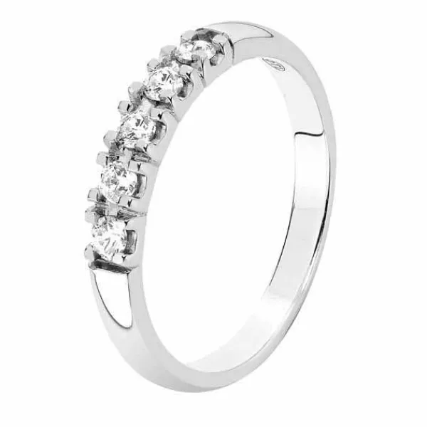Brilliant Star Timanttisormus Valkokulta RA7841 Cheap