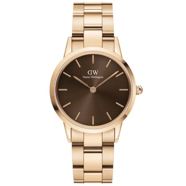 Daniel Wellington Iconic Link Amber Naisten Kello DW00100462 New