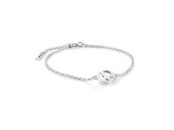 Efva Attling Mini Peace Hopearanneketju/koru 14-100-00569/1719 Flash Sale