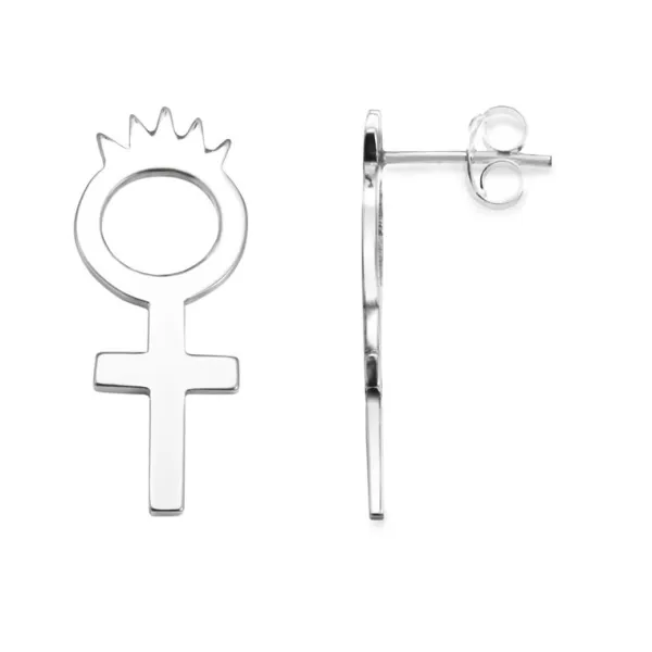 Efva Attling Women Queen Hopeakorvakorut 12-100-01929/0000 Sale