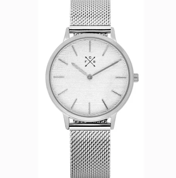 Focus Naisten Kello Q2801-SLV/MESH Best Sale