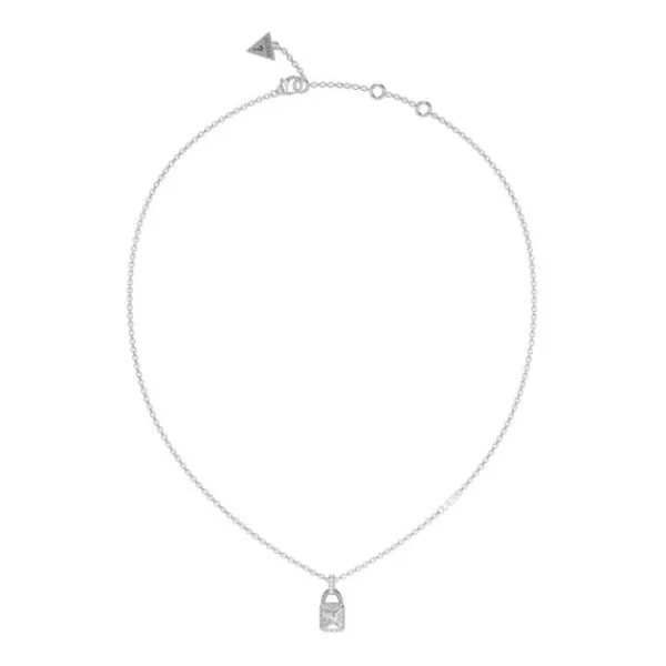 Guess Shiny Padlock Muotikaulakoru JUBN02193JWRHT/U Cheap