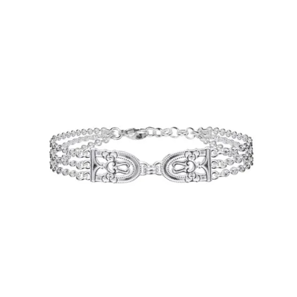 Kalevala Paratiisi Hopearanneketju/koru 2502184195 Flash Sale