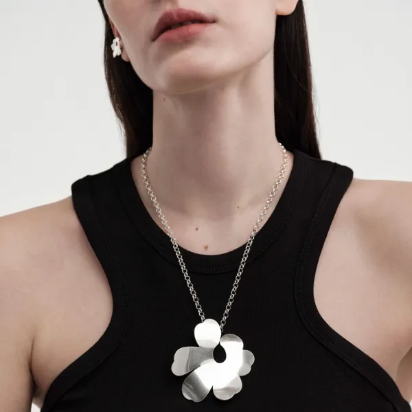 Kalevala X Marimekko Unikko Hopeariipus 22100120170 Flash Sale