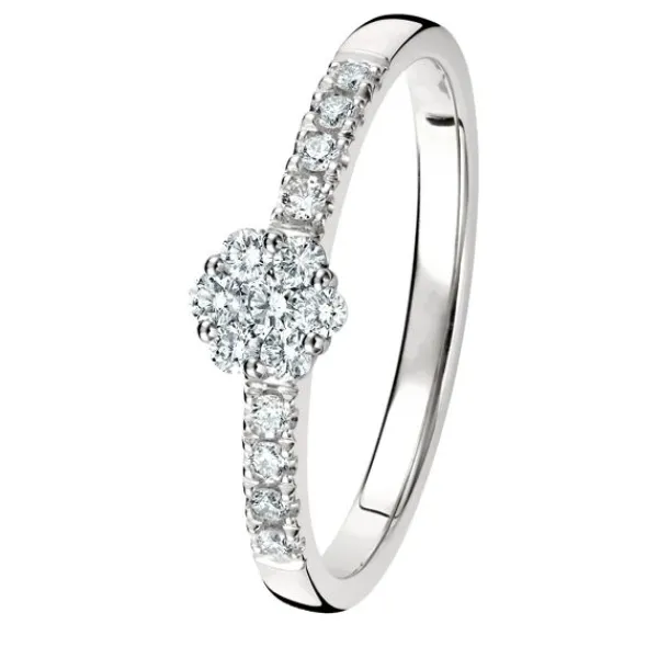 Kohinoor Daisy Timanttisormus Valkokulta 033-237V-26 Cheap