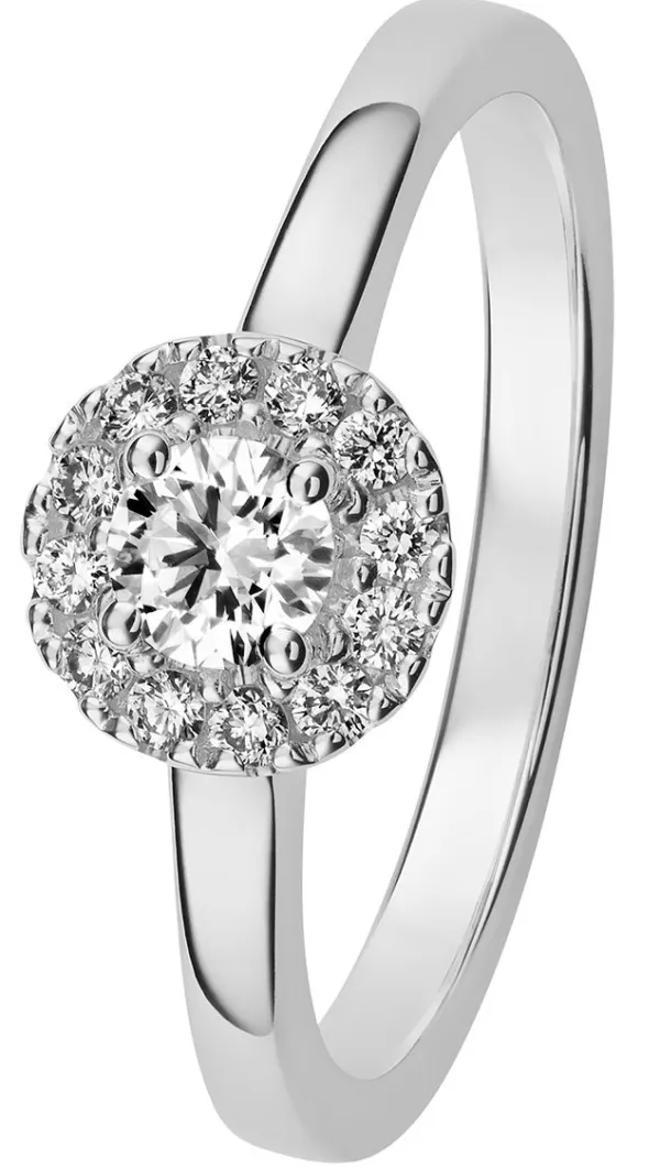 Kohinoor Valerie Timanttisormus Valkokulta 033-264VT-12 Shop