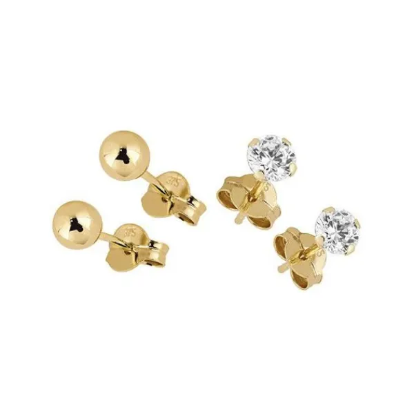 Loisto kultakorut Loisto Kultakorvakorut 9K EARRINGS SET_2 Sale