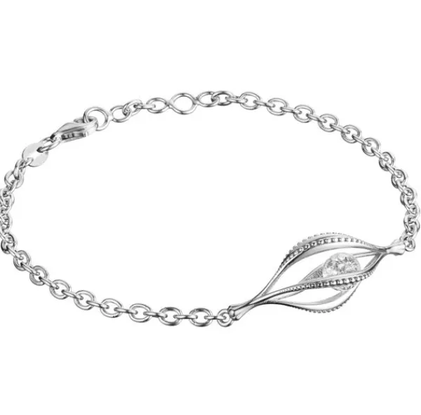 Lumoava Kaikkeus Hopearanneketju/koru L53190500000 New