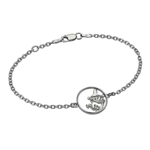 Lumoava Moomin Hopearanneketju/koru MO531500000 Shop