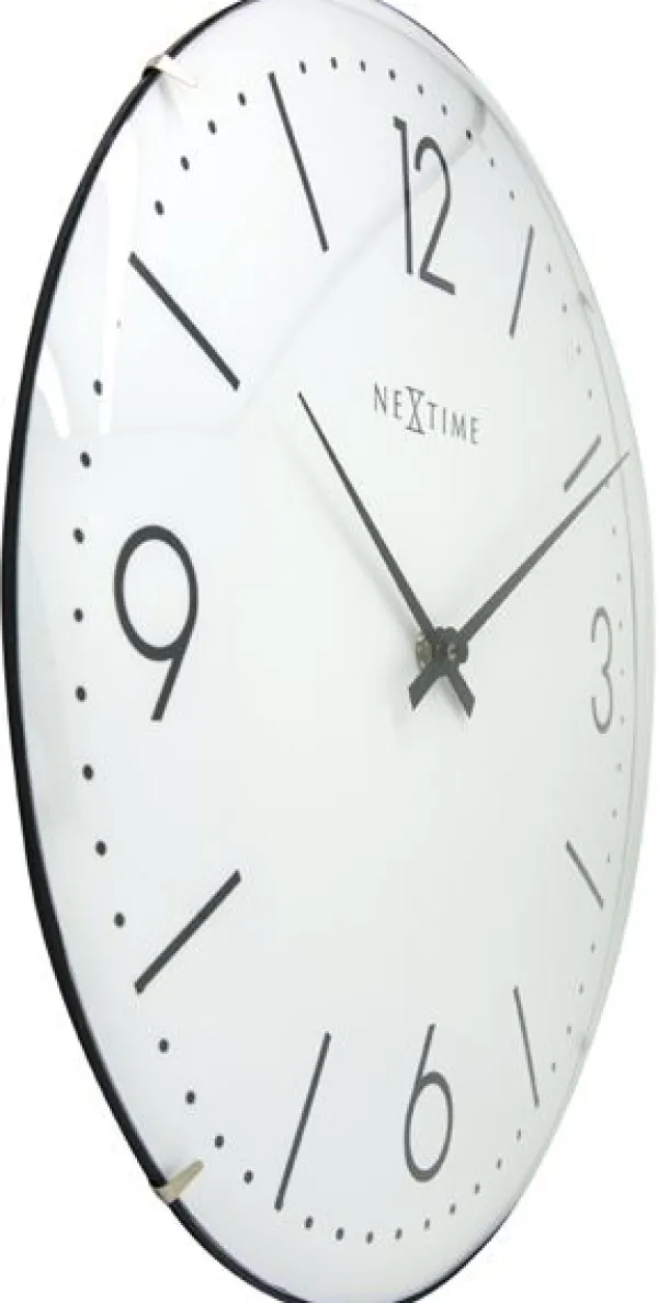 Nextime Basic Dome Seinäkello 3157WI New