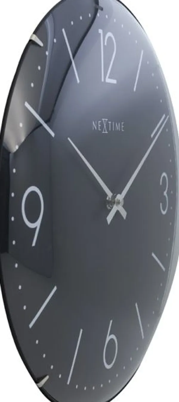 Nextime Basic Dome Seinäkello 3157ZW New