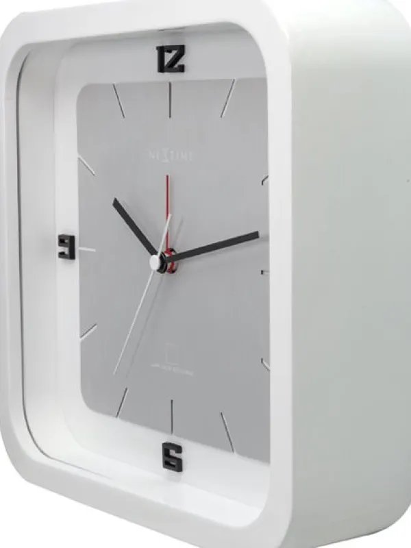 Nextime Square Alarm Herätyskello 5221WI Best Sale