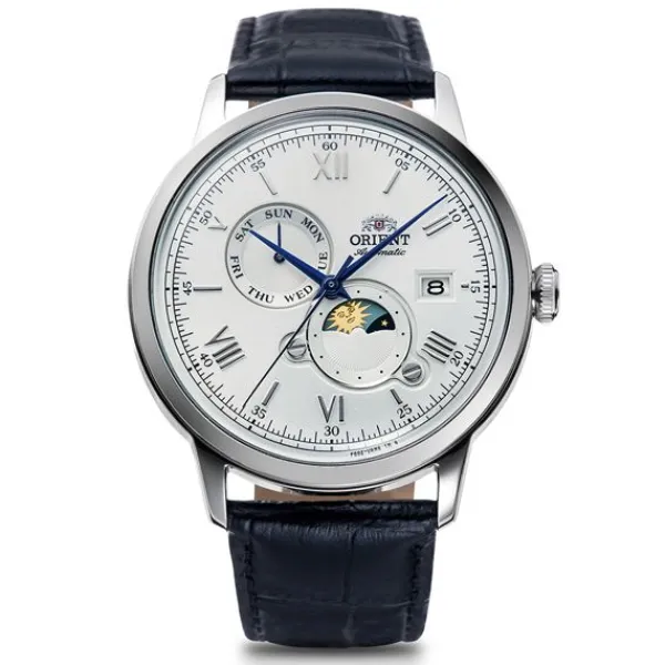 Orient Bambino Sun And Moon Kello RA-AK0802S10B Discount