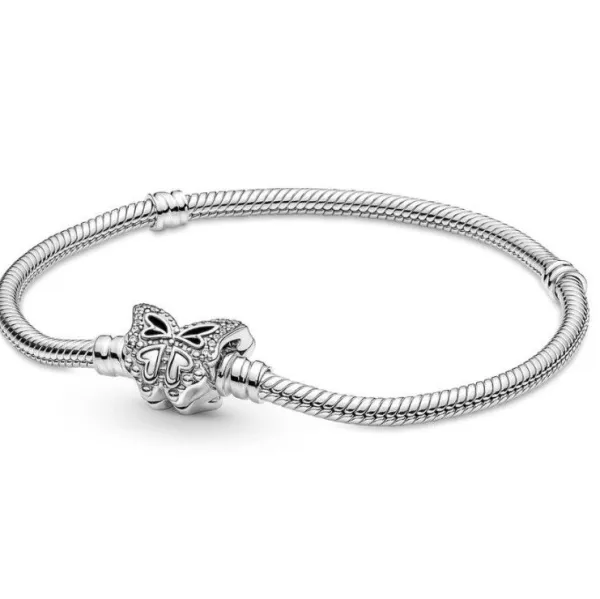 Pandora Moments Hopearanneketju/koru 590782C01 Discount