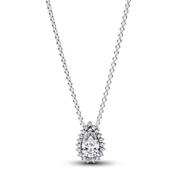 Pandora Sparkling Pear Halo Hopeakaulakoru 392832C01-45 Cheap