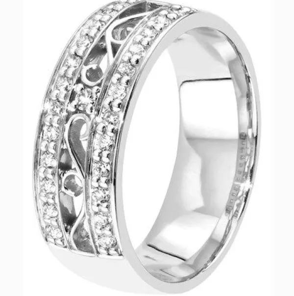 Romanssi Timanttisormus Valkokulta DF235-026 Discount