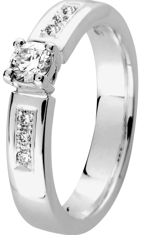 Romanssi Timanttisormus Valkokulta 170-030V Flash Sale