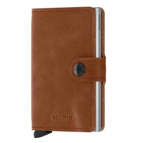 Secrid Miniwallet V Muu Esine MV-COGNAC-SILVER Hot