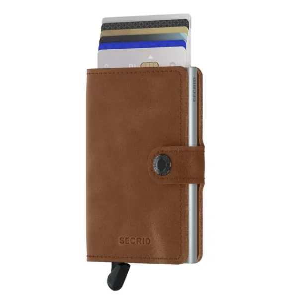 Secrid Miniwallet V Muu Esine MV-COGNAC-SILVER Hot