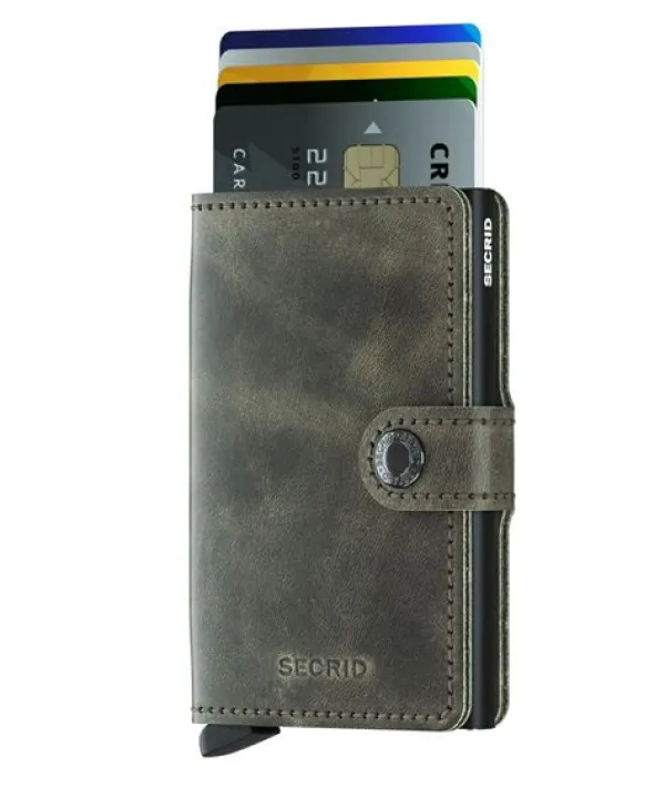Secrid Miniwallet Vintage Muu Esine MV-OLIVE-BLACK Best Sale
