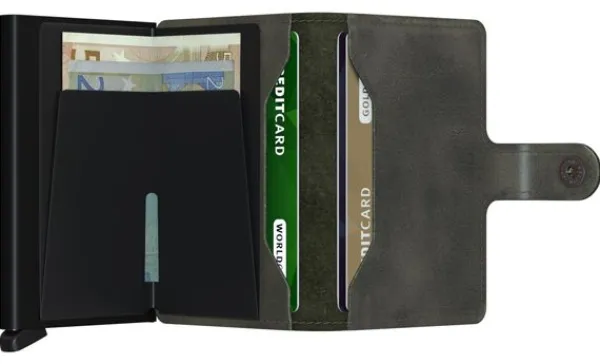 Secrid Miniwallet Vintage Muu Esine MV-OLIVE-BLACK Best Sale