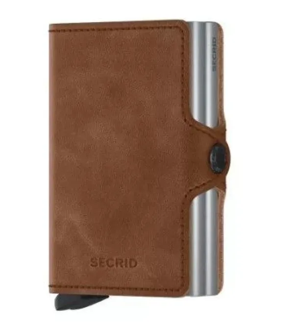 Secrid Twinwallet V Muu Esine TV-COGNAC-SILVER Cheap
