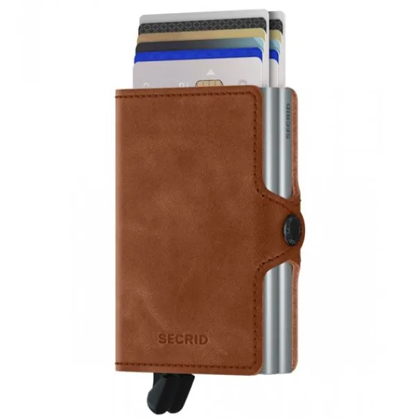 Secrid Twinwallet V Muu Esine TV-COGNAC-SILVER Cheap