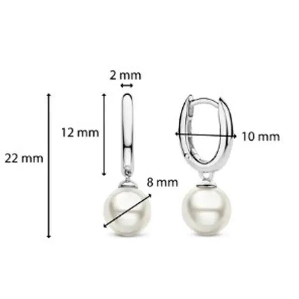 Ti Sento Hopeakorvakorut 7939PW New