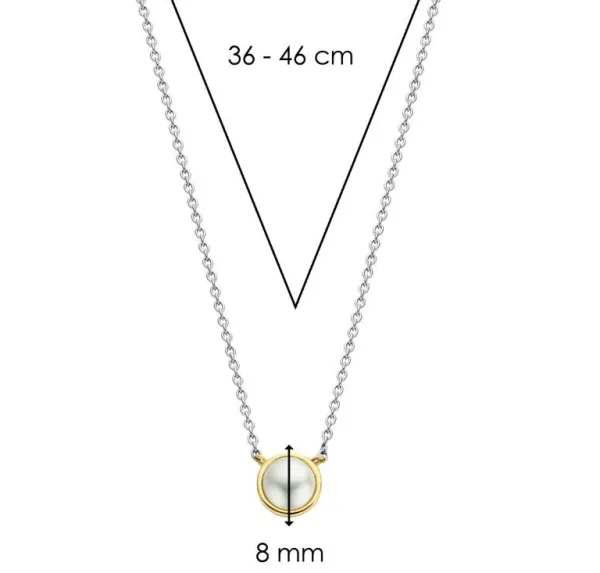 Ti Sento Milano Hopeakaulaketju 34007YP/42 Discount
