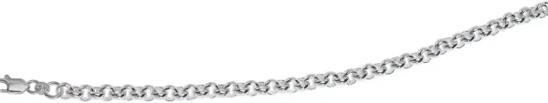 Plus Timanttiset-hopeakorut Hopearanneketju/koru RL-180 18.5 Fashion