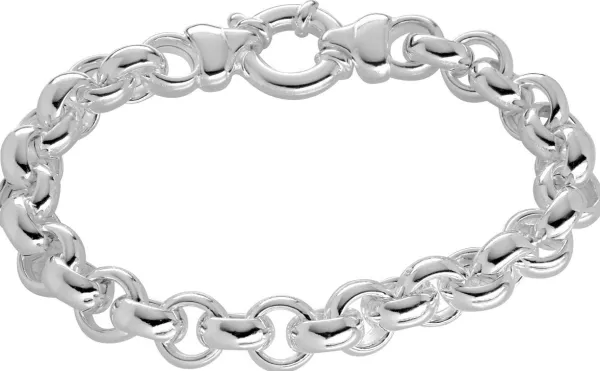 Plus Timanttiset-hopeakorut Hopearanneketju/koru 000YHV0051000 21.0 Fashion